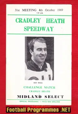 Cradley Heath Speedway v Midland Select 1969 - Roy Trigg
