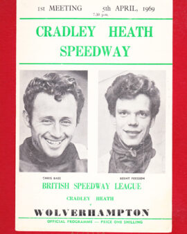 Cradley Heath Speedway v Wolverhampton 1969