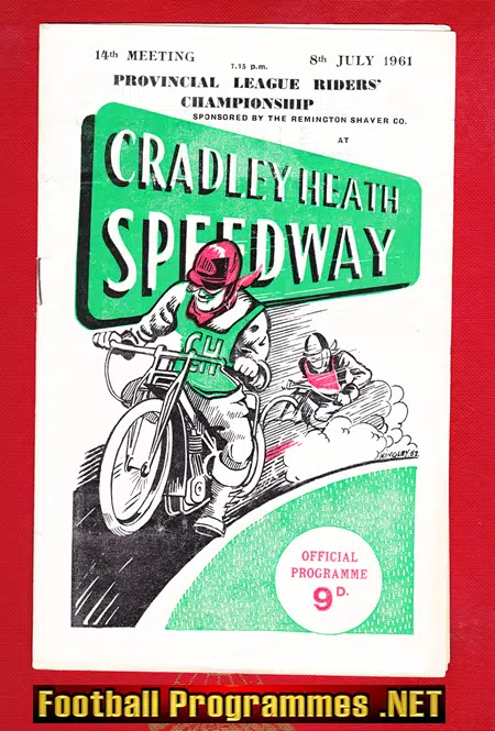 Cradley Heath Speedway v Provincial Riders Championship 1961