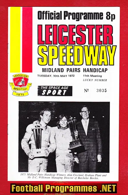 Leicester Speedway Midland Pairs Handicap 1972