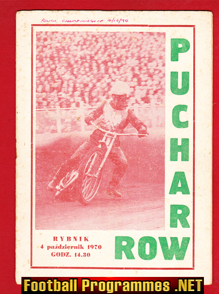 Poland Speedway Championship Rybnik 1970