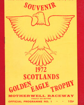 Motherwell Speedway Scotland Long Track Golden Eagle Trophy 1972