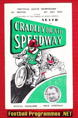 Cradley Heath Speedway v Provincial Riders Championship 1962