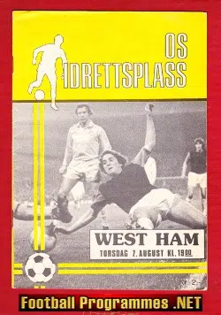 OS Idrettsplass v West Ham United 1975 – Norway Friendly Match