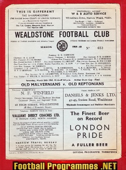 Old Malvernians v Old Reptonians 1960 – Final at Wealdstone