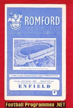 Romford v Enfield 1960 - FA Cup