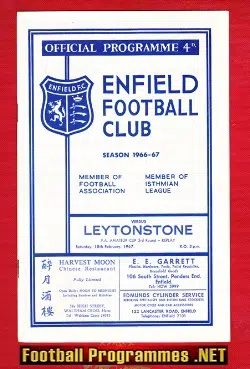 Enfield v Leytonstone 1967 - FA Amateur Cup Replay