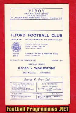 Ilford v Wealdstone 1967