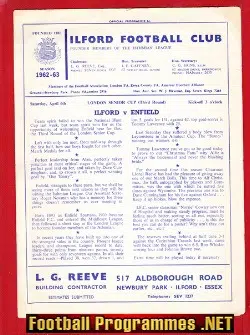 Ilford v Enfield 1963