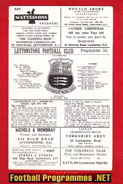 Leytonstone v Ilford 1964