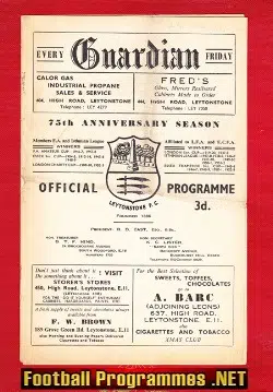 Leytonstone v Ilford 1962