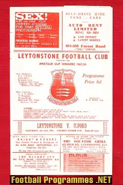 Leytonstone v Ilford 1969