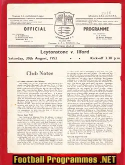 Leytonstone v Ilford 1952