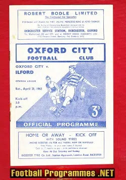 Oxford City v Ilford 1962