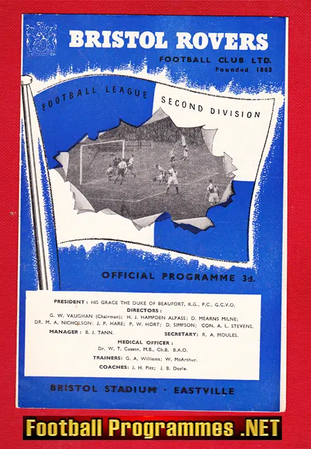 Bristol Rovers v Liverpool 1961