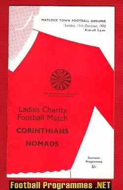 Corinthians Ladies v Nomads 1970 - at Matlock Town - Womens Football