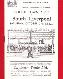 Goole Town v South Liverpool 1970