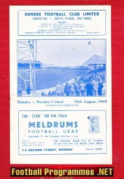 Dundee v Dundee United 1965