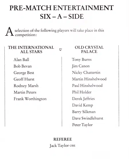 Malcolm Allison Testimonial Benefit Match 1993 - George Best