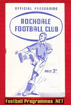 Rochdale v Halifax Town 1955