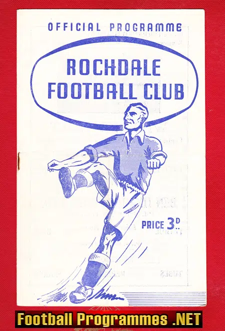 Rochdale v Halifax Town 1955