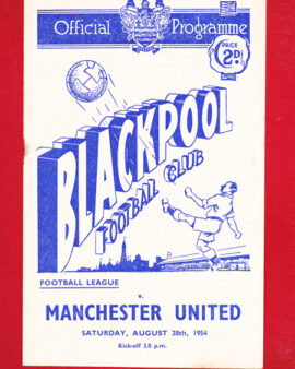 Blackpool v Manchester United 1954