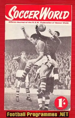 Australia NSW Soccer World Federation Tournament 1957 – 1