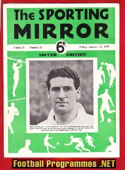 Sporting Mirror Football Soccer Magazine 1950 - January
