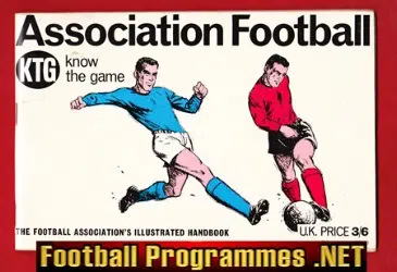 Association Football Booklet – Know The Game – Rules Laws 1960s