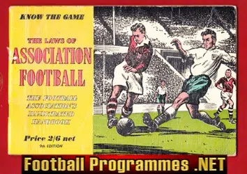Laws Of Association Football Booklet - Know The Game - 1960s