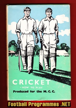 Cricket – How To Play – Rules Laws Book MCC 1969