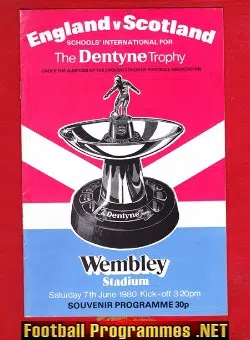 England v Scotland 1980 - Schoolboys at Wembley