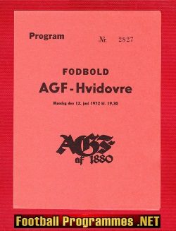 Aarhus Gymnastikforening AGF v Hvidovre 1972 – Denmark