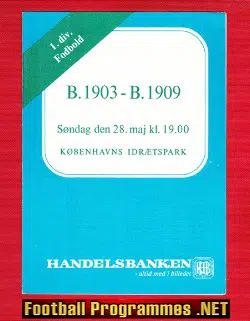 Boldklubben 1903 v Boldklubben 1909 1972 – Denmark