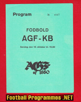 Aarhus Gymnastikforening AGF v KjÃ¸benhavns Boldklu 1972 Denmark
