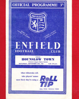 Enfield v Hounslow Town 1961