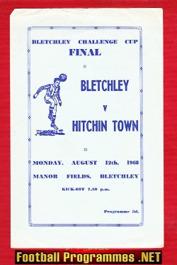 Bletchley v Hitchin Town 1968 – Challenge Cup Final