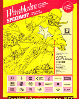 Wimbledon Speedway v Whitbread Select 1981