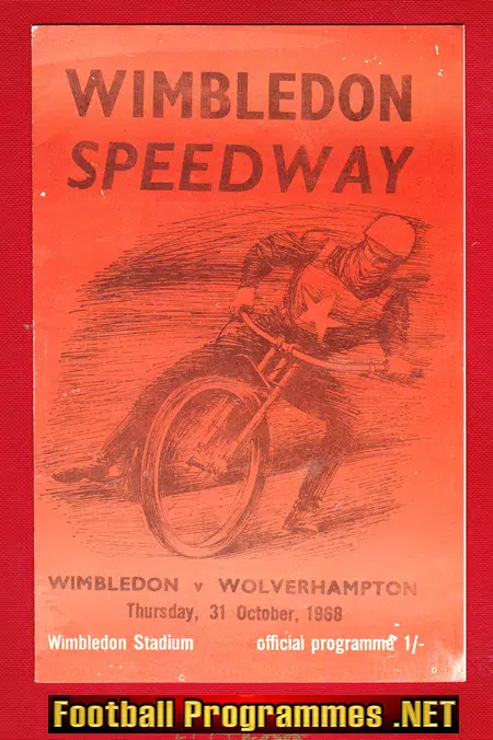 Wimbledon Speedway v Wolverhampton 1968 – October