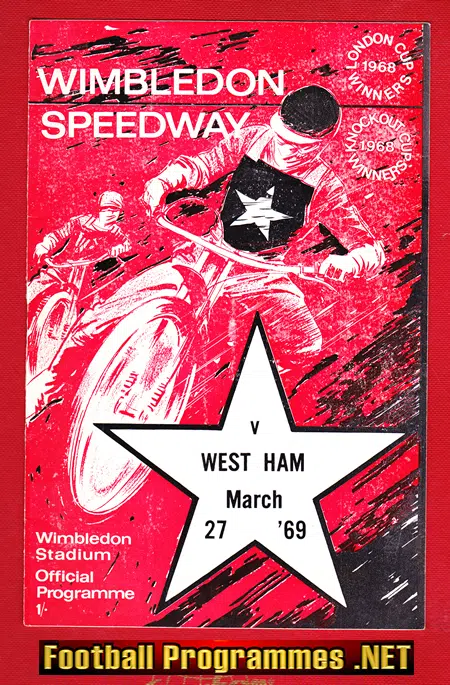 Wimbledon Speedway v West Ham 1969
