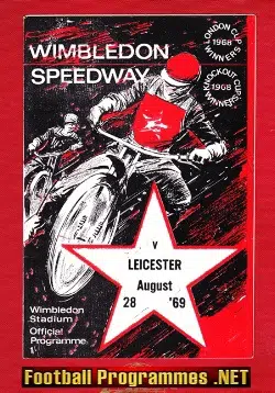 Wimbledon Speedway v Leicester 1969