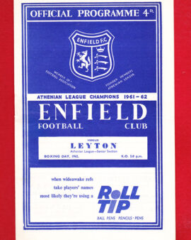Enfield v Leyton 1962 – Athenian League