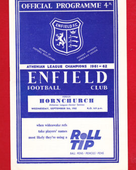 Enfield v Hornchurch 1962 – Athenian League