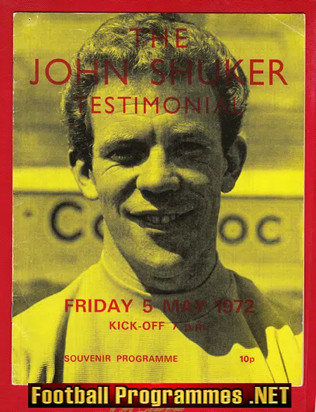 John Shuker Testimonial Benefit Match Oxford United 1972