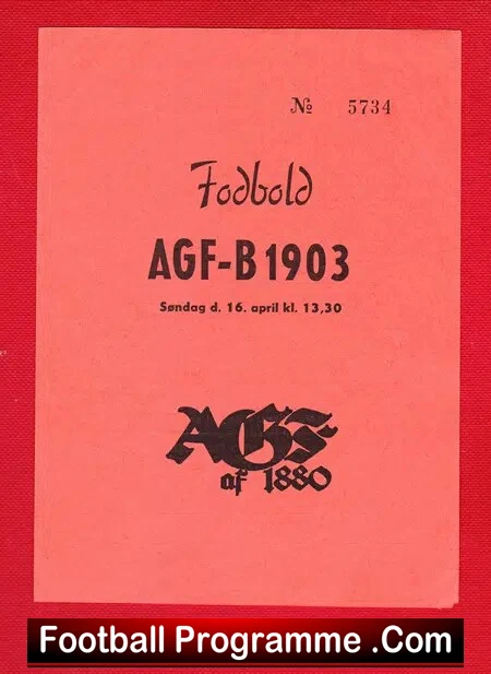 Aarhus Gymnastikforening AGF v B1903 1972 – Denmark