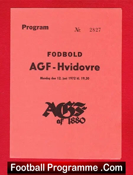 Aarhus Gymnastikforening AGF v Hvidovre 1972 – Denmark