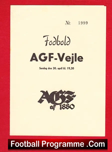 Aarhus Gymnastikforening AGF v Vejle 1972 – Denmark