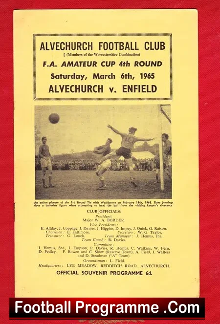 Alvechurch v Enfield 1965 – FA Amateur Cup