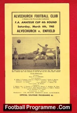 Alvechurch v Enfield 1965 – FA Amateur Cup