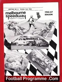Australia Melbourne Speedway 1966